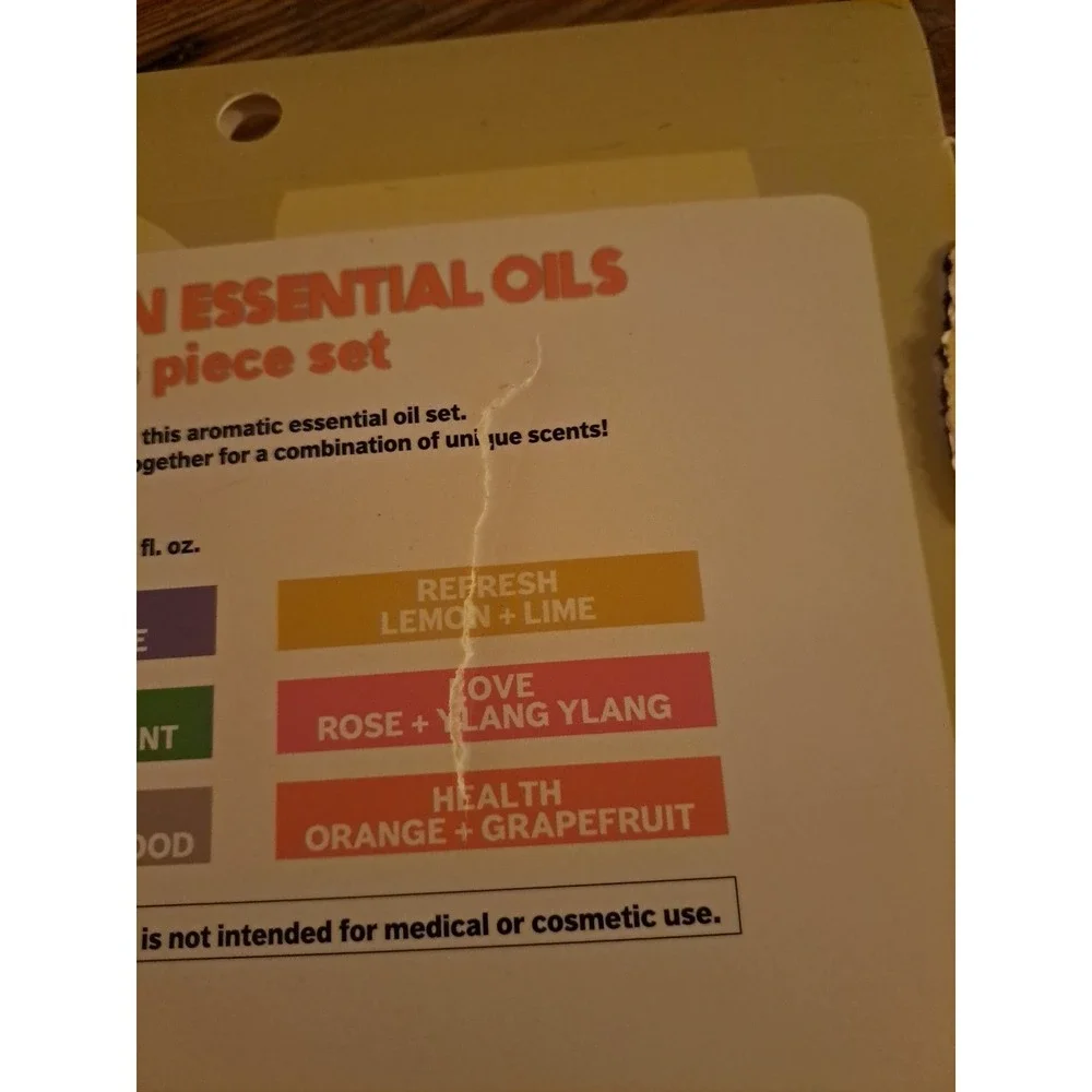 Essential Oils Roll On GIFT Set Of 6. Unisex, For Stress Relief, Relaxing, 10ML